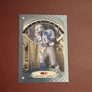 Detroit Lions Barry Sanders Trading Card